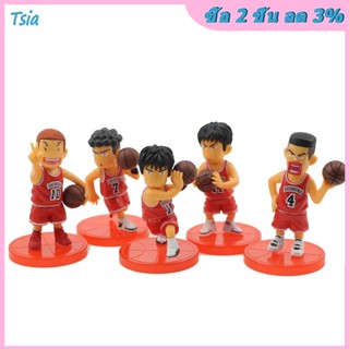 Rx โมเดลฟิกเกอร์อนิเมะ Slam Dunk ของขวัญวันเกิด สําหรับแฟนคลับ 5 ชิ้น ต่อถุง