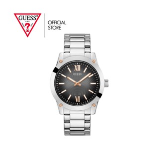 GUESS นาฬิกาข้อมือผู้ชาย รุ่น CRESCENT GW0574G1 สีเงิน