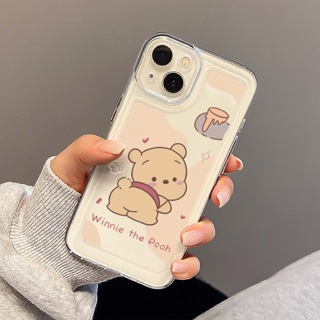 เคสโทรศัพท์มือถือ TPU ใส แบบนิ่ม ลายการ์ตูนหมี สําหรับ Infinix Note 30 4G X6833B Note 30 Pro 4G X678B Note 30 5G X6711 Note 30 Vip X6710 Smart 7 Smart 7 Plus