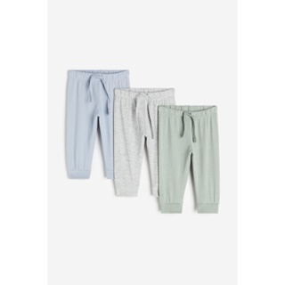 H&amp;M  Boy 3-pack cotton jersey joggers 1202458_1