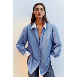 H&amp;M  Woman Oversized poplin shirt 1193742_1