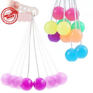 Pro-clackers ของเล่นลูกบอลลาโต้ บรรเทาความเครียด สุ่มสี O9J2