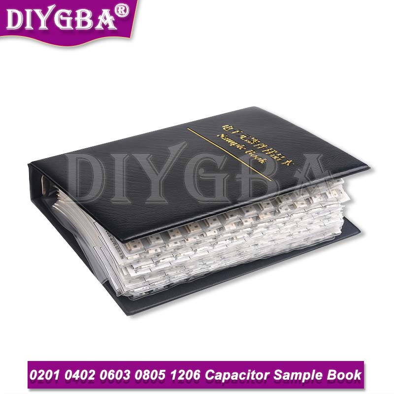 950PCS 2550PCS 4500PCS 0201 0402 0603 0805 1206 ตัวเก็บประจุตัวอย่างหนังสือ SMD คละชุด 10uf 1nf 100p
