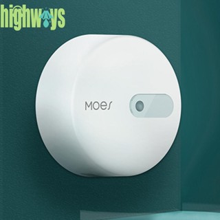 Zigbee เครื่องตรวจจับร่างกายมนุษย์ ทํางานร่วมกับชีวิตอัจฉริยะ / สําหรับแอป MOES เซ็นเซอร์แสดงตนเองอัจฉริยะ [highways.th]