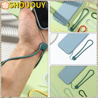 Shououy สายคล้องโทรศัพท์ ซิลิโคน เป็นมิตรกับผิวหนัง สายรัดข้อมือ กีฬา ยิม