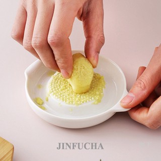 Jinfucha เครื่องขูดกระเทียม ขิง แครอท เซรามิค พอร์ซเลน