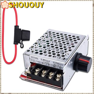 Shououy ตัวควบคุมความเร็วมอเตอร์ 7-70V 30A 12V 24V 60V 70V จอแสดงผลดิจิทัล PWM DC