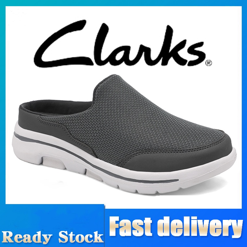 Clarks รองเท้าสําหรับชาย clarks รองเท้าผู้ชายแบนรองเท้าผู้ชายเกาหลี Scholl กีฬาผ้าใบขนาดใหญ่ EU 45 4