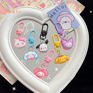 SANRIO Ruby Lin พวงกุญแจ จี้รูป Hello Kitty Melody Sweet Kawaii น่ารัก สําหรับห้อยกระเป๋า