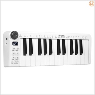 M-VAVE MIDI Control Keyboard - Rechargeable 25-Key MIDI Controller with 1 Knob for Music Production