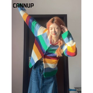 Cannup เสื้อคลุม เสื้อกันหนาว นุ่มนวล ชิค วินเทจ ทันสมัย WMY2390NWR37Z230915