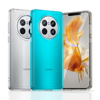 สําหรับ Huawei Mate 50 / Mate 50 Pro นิ่ม ใส สีลูกกวาด กันกระแทก TPU เคสด้านหลัง