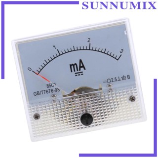 [Sunnimix] เครื่องวัดแอมมิเตอร์ แอมป์มิเตอร์ อะนาล็อก DC 1mA