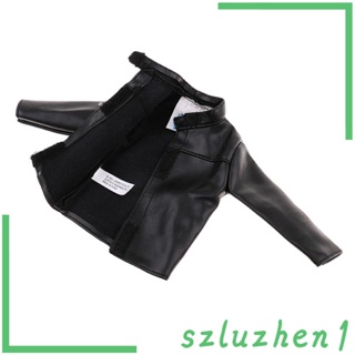 [Szluzhen1] เสื้อแจ็กเก็ตหนัง PU สเกล 1/6 อุปกรณ์เสริม สําหรับฟิกเกอร์ 12 นิ้ว