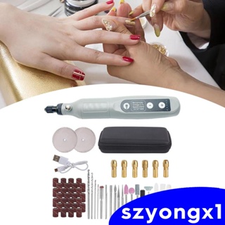 [Szyongx1] ชุดเครื่องมือโรตารี่ไร้สาย สําหรับขัดเจียร งานฝีมือ DIY