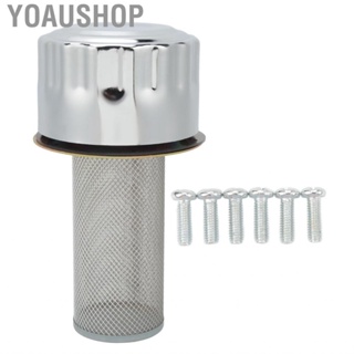 Yoaushop Hydraulic Air Filter Stainless Steel Oil Tank Cleaner Easy Cleaning Efficient Filtration 0.35MPa Detachable Screen