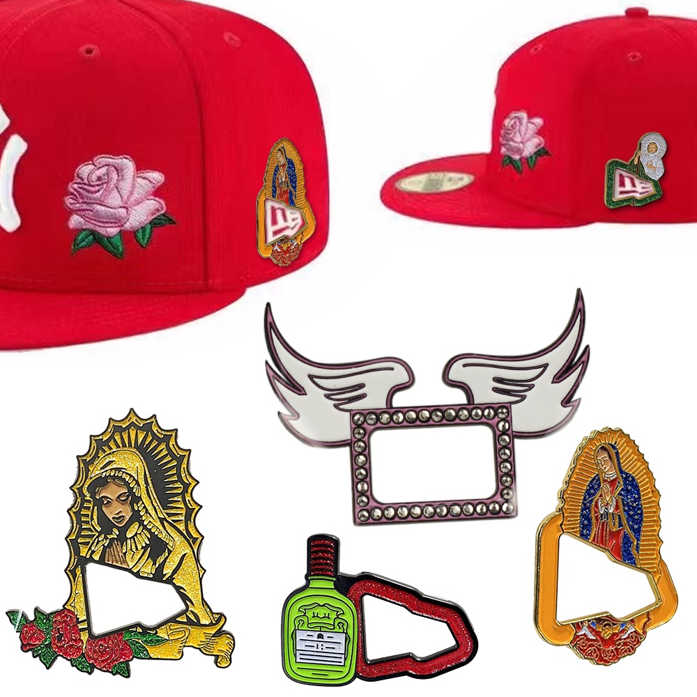 Spot Retro ตกแต่งหมวก Badge New Era หมวก Pins โลหะเม็กซิกัน New Era การ์ตูน Pins New Era หมวกเข็มกลั