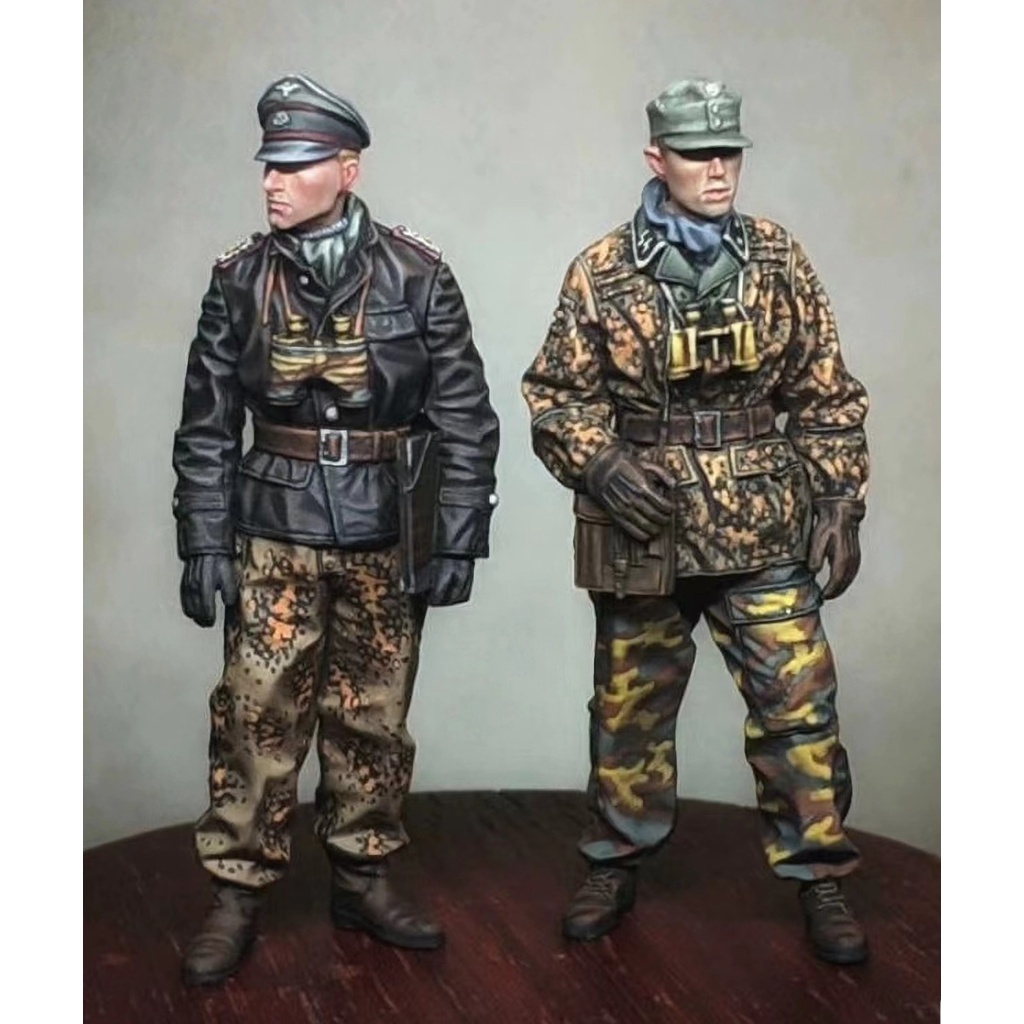 ฟิกเกอร์เรซิ่น รูปผู้บัญชาการเยอรมัน Unpainted Unassambled 1:35 35094