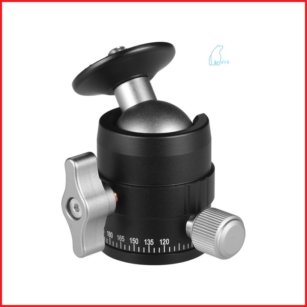 Andoer MT-03 Mini Ball Head DSLR ILDC Camera Tripod Monopod Mount Ballhead for Photographers