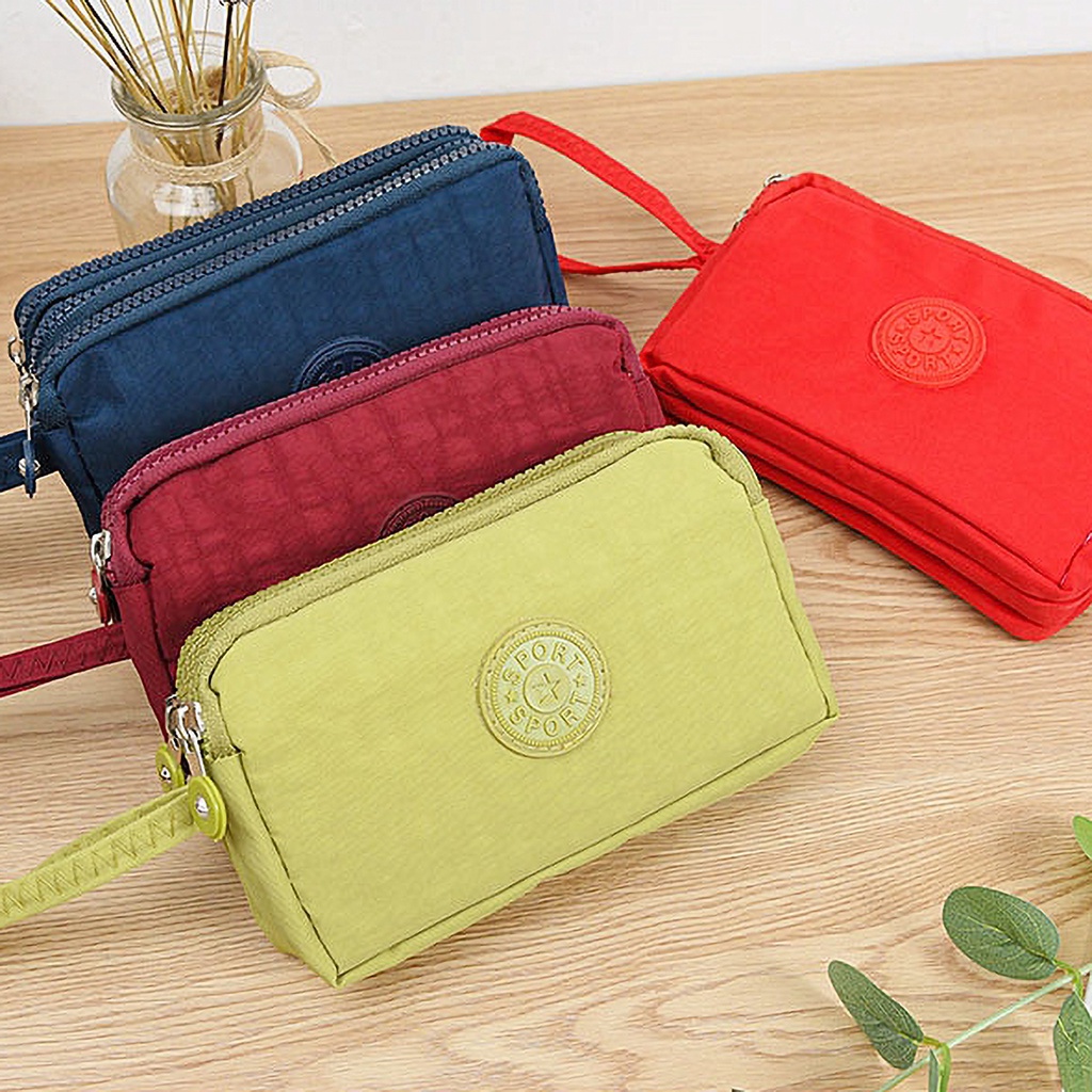 กระเป๋าถือใบยาว 3 ซิป  ***ในกรณีขึ้น Flash Sales จะไม่มีประกัน**