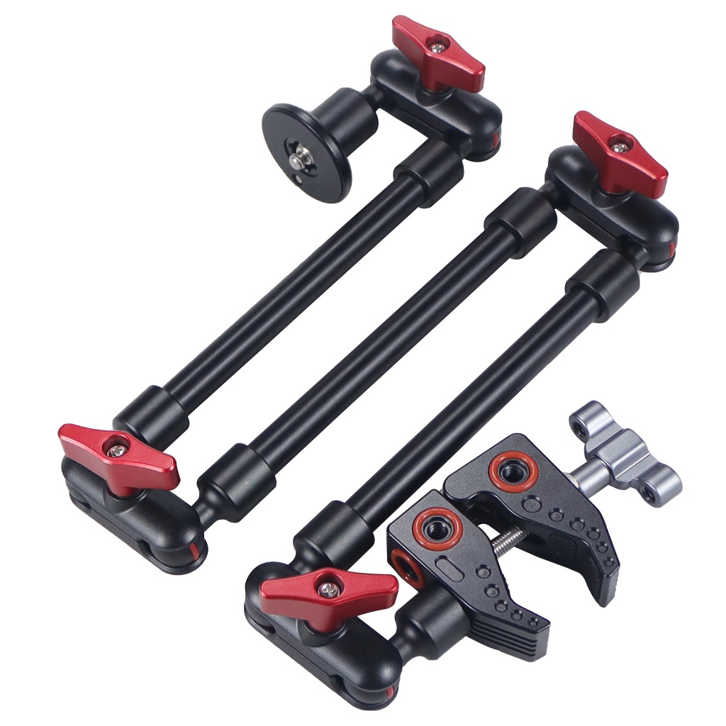 JMT Magic Friction Arm Articulated 32 "วงเล็บปรับได้ Super Clamp สมาร์ทโฟนกล้องโปรเจคเตอร์วงเล็บไฟเว็บแคม Wall Mount