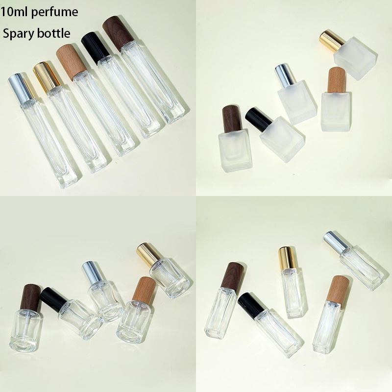 ขวดสเปรย์น้ําหอม ขนาดเล็ก 10 มล. แบบพกพา เติมได้ สําหรับใส่เครื่องสําอาง ของเหลว น้ํามัน เดินทาง