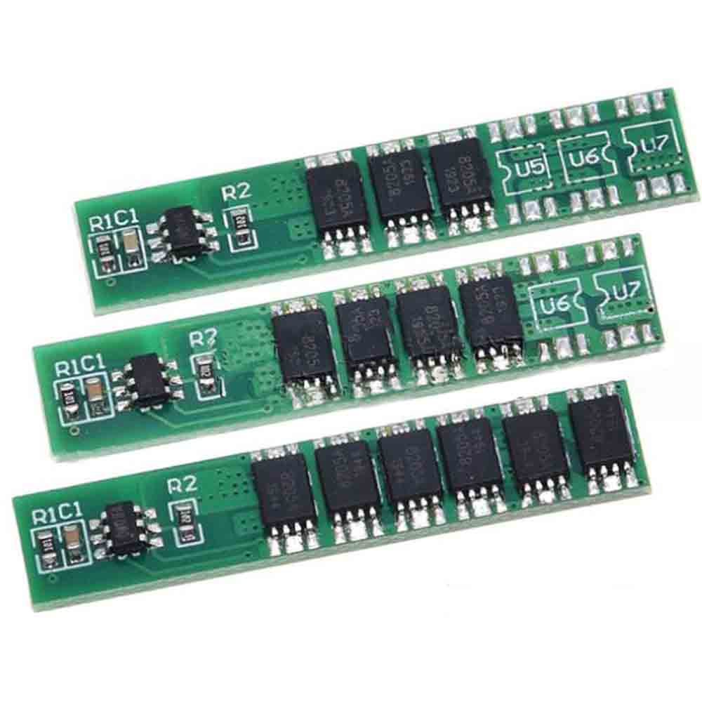 บอร์ดป้องกันแบตเตอรี่ลิเธียมสิงโต 1S 15A 3.7V Li-ion 3MOS 4MOS 6MOS BMS PCM PCM สําหรับแบตเตอรี่ลิเธียมไลอ้อน 18650