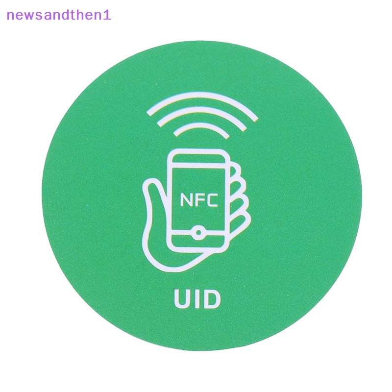 Newsandthen1 1 ชิ้น UID เปลี่ยนสติกเกอร์ RFID แท็กบล็อก 0 เขียนได้ 13.56Mhz ป้องกันโลหะ