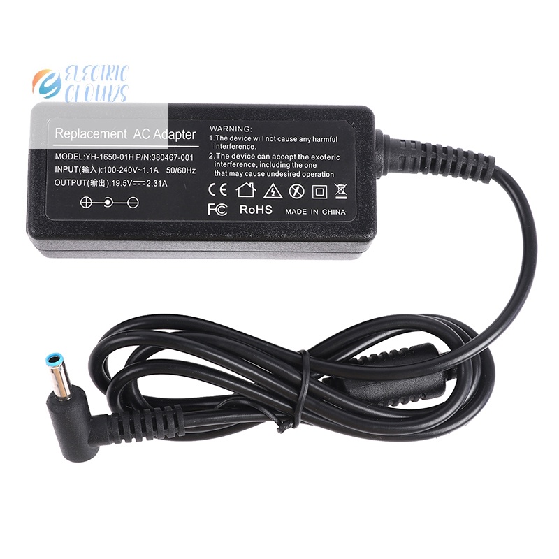 【ก้อนเมฆไฟฟ้า】 45w สําหรับอะแดปเตอร์ชาร์จแล็ปท็อป HP 854054-001 741727-001 740015-001 740015-002 ม.