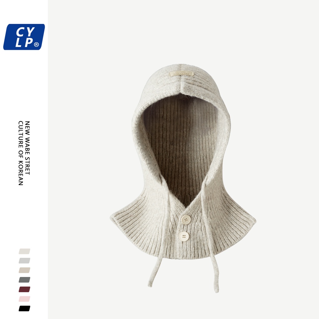 หมวก ผ้าวูลถัก ป้องกันหู ให้ความอบอุ่น แฟชั่นฤดูหนาว สไตล์เกาหลี สําหรับผู้หญิง - รูปที่ 6