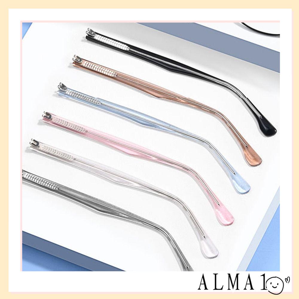 Alma 1 คู่ แขนแว่นตา โลหะ เครื่องมือซ่อม สากล อุปกรณ์เสริมแว่นตา
