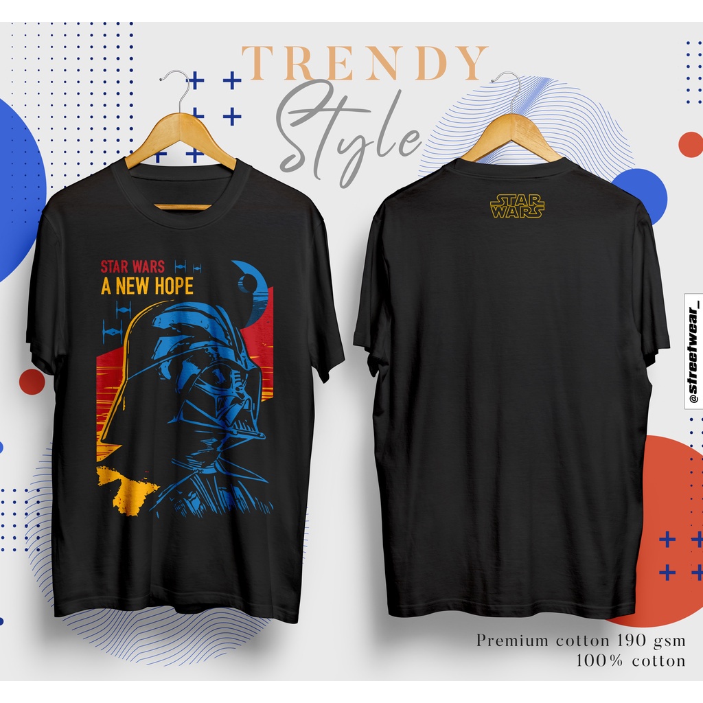 ดีมาก DARK VADER STAR WAR PREMIUM TSHIRT 190 GSM / 100% COTTON_06