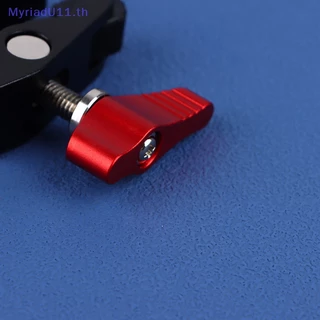 MyriadU แคลมป์อลูมิเนียมอัลลอยด์พร้อมแคลมป์แขนคู่ 1/4 3/8 รูสําหรับโทรศัพท์วิดีโอเมาท์กล้องจอภาพไฟ LED Mic
