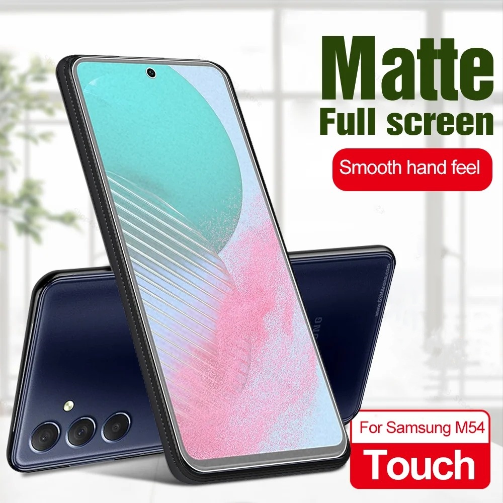 คลุมทั้งหมด Matte Screen Protector สําหรับ Samsung Galaxy S24 S23 FE S23FE S23 Ultra Plus S23 + S24FE 4G 5G กระจกนิรภัยด้านหน้า FilmFrosted โปร่งใสป้องกันลายนิ้วมือป้องกันฟิล์ม