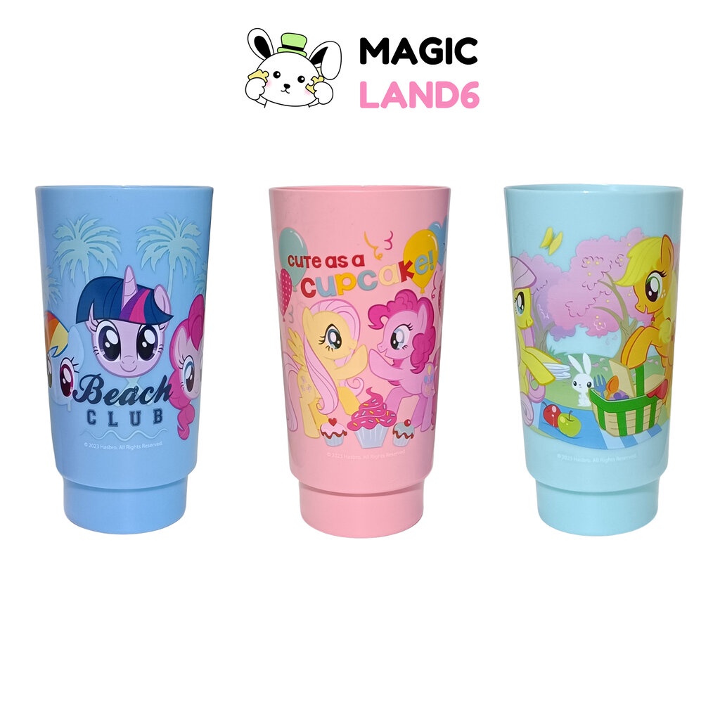 Cup PP 10 oz My Little Pony Hasbro Variant แก้วน้ำมายลิตเติ้ลโพนี่ แก้วน้ำลายการ์ตูนสำหรับเด็ก แก้วพ