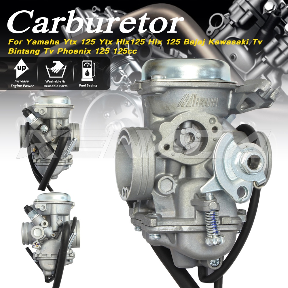 คาร์บูเรเตอร์ Carb สำหรับ Ytx 125 Ytx Hlx125 Hlx 125 Bajaj ทีวี Bintang ทีวี Phoenix 125 125cc