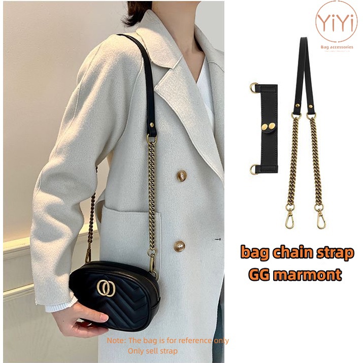 [YiYi] สายกระเป๋า gucci  marmont BELT BAG อุปกรณ์เสริมกระเป๋า 90-120CM สายโซ่คล้องกระเป๋า