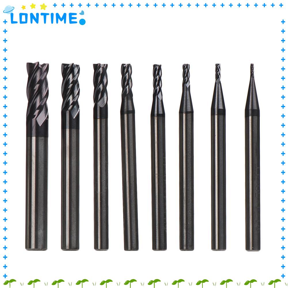 Lontime ดอกกัดเอ็นมิล คาร์ไบด์ อัลลอย ยาว 50 มม. 4 ฟลุต
