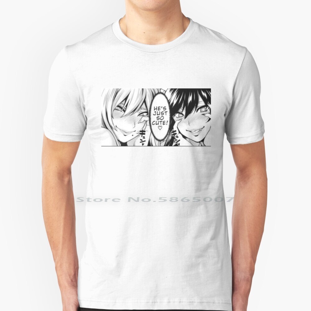 ความร้อน [S-5XL]He's Just So Cute Meme T Shirt 100% Cotton Yeah Im Into Science Animemes Reddit Lewd
