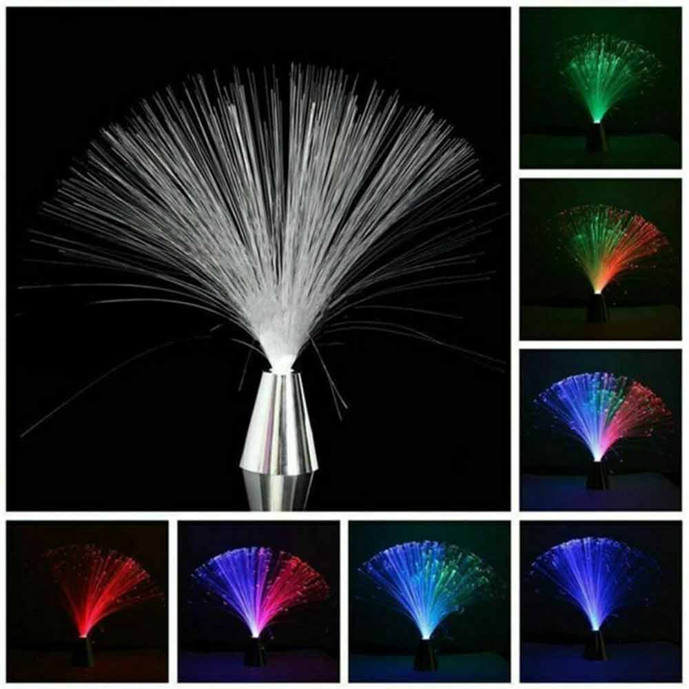 Colorful LED Optic Fiber Flower Light Star Sky Festival Atmosphere Night Lamp