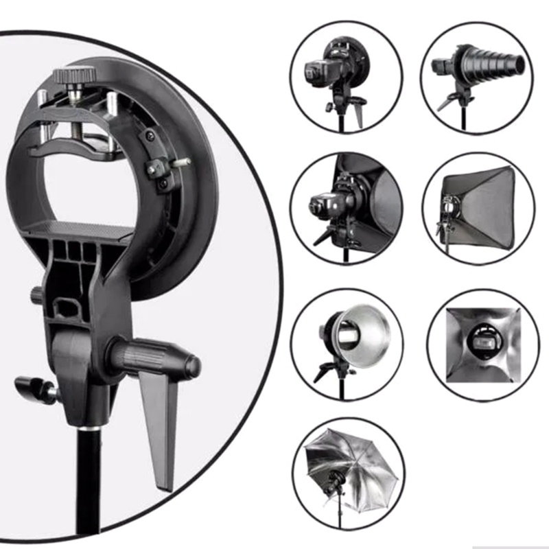 WU Speedlight Mount สําหรับ V1 AD200Pro AD300Pro AD400Pro V860II TT685 TT600 ซอฟท์บ็อกซ์