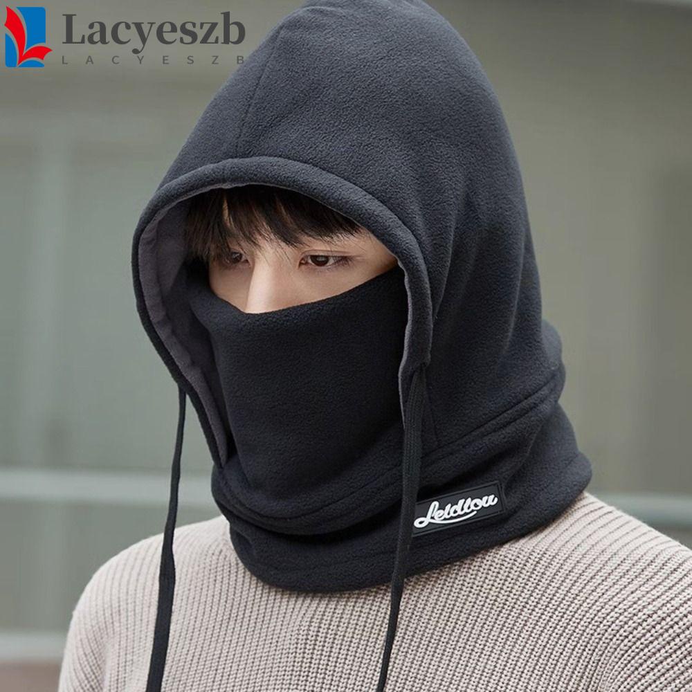 Lacyeszb หมวกไหมพรม ผ้าฟลีซ แบบหนา ป้องกันหู สร้างสรรค์ ฤดูหนาว สําหรับผู้หญิง