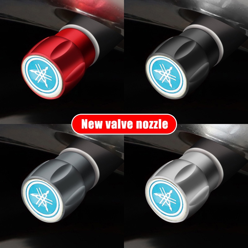 4 ชิ้น/เซ็ตล้อยางวาล์ว Caps Air ฝุ่นสําหรับ Yamaha R6 R1 FZ1 R3 YBR125