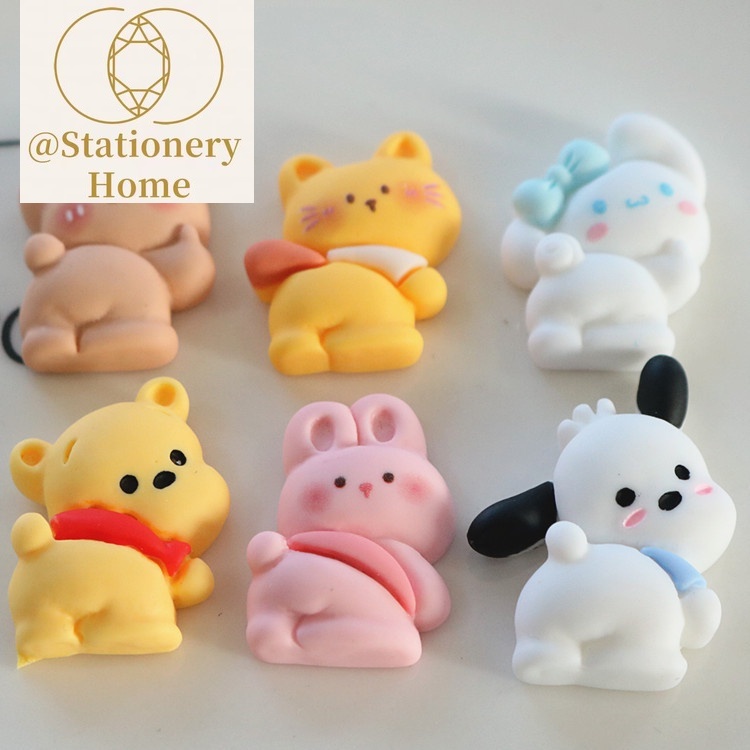 สติกเกอร์แม่เหล็ก ลายการ์ตูนสัตว์ 3D สําหรับติดตกแต่งตู้เย็น