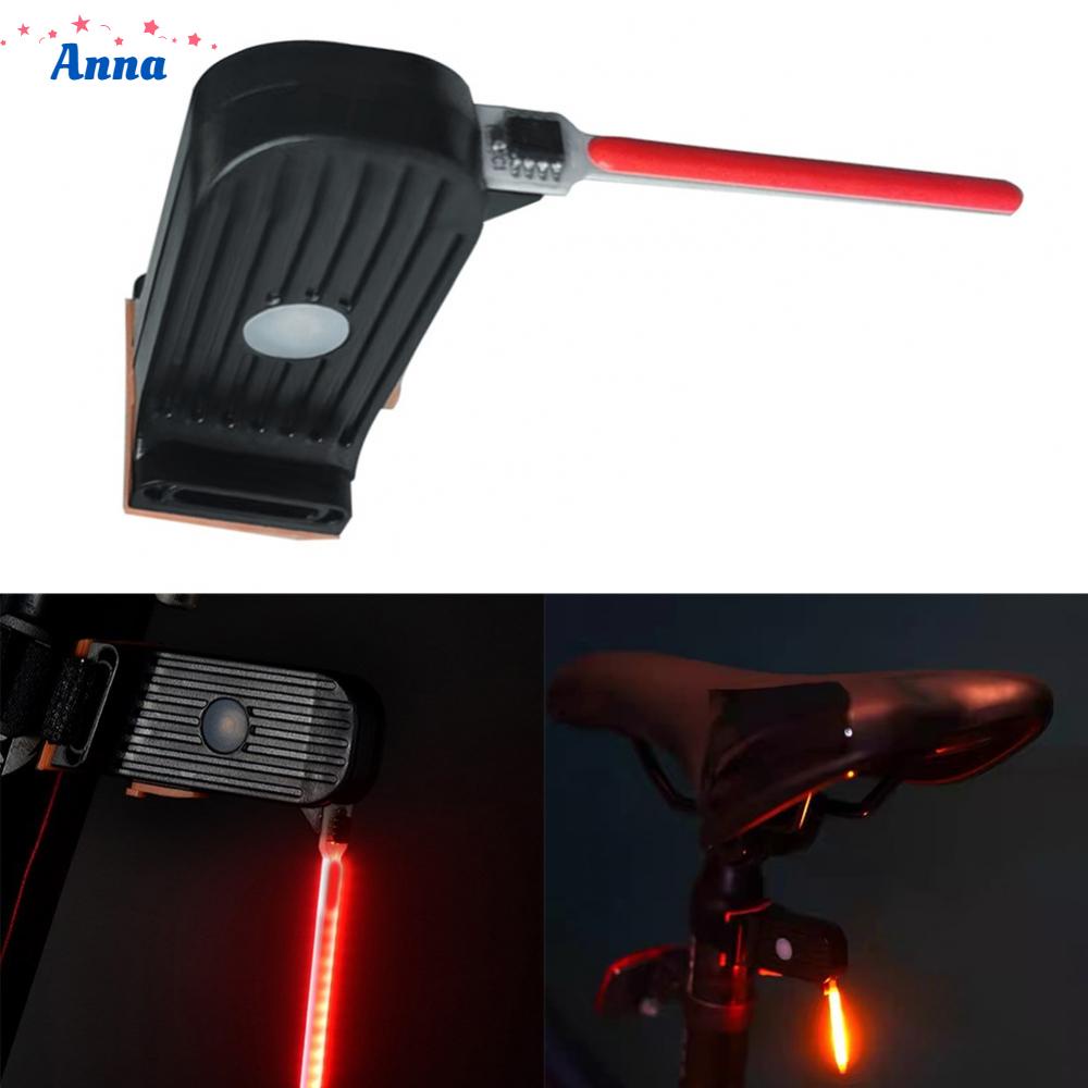 【Anna】Bike Tail Light Light Modes Made Of High Quality Plastic All Bicycle Seats