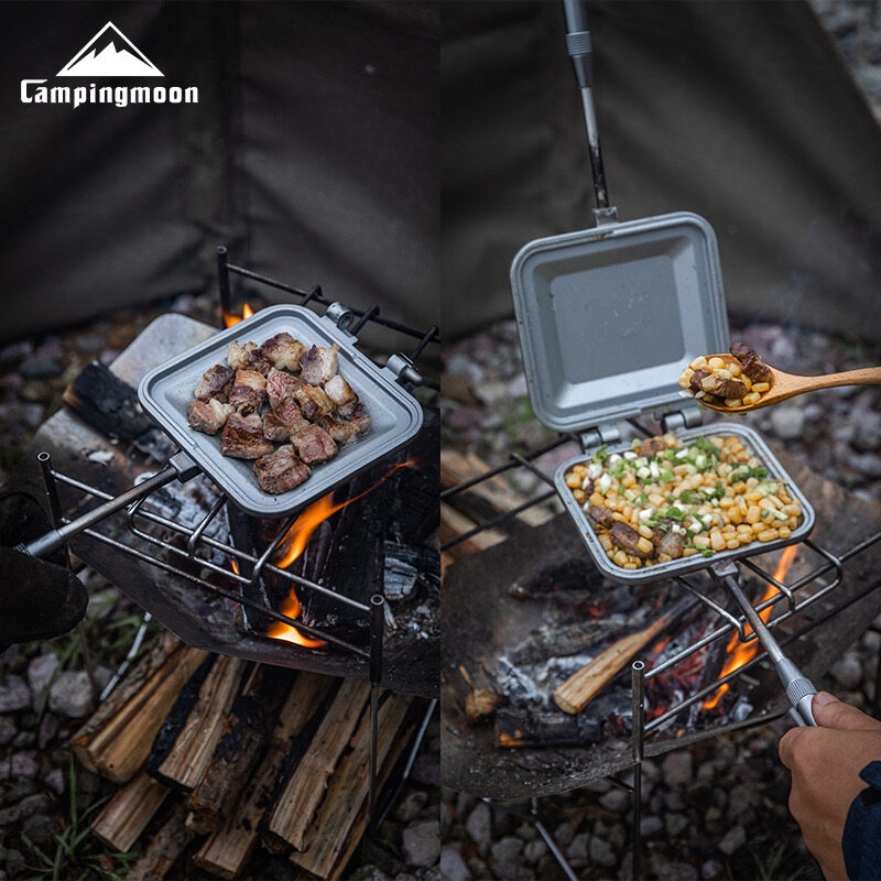 กระทะแซนวิส ทำแซนวิส รุ่นTT-1315 Campingmoon สินค้าคุณภาพพร้อมส่งจากไทย