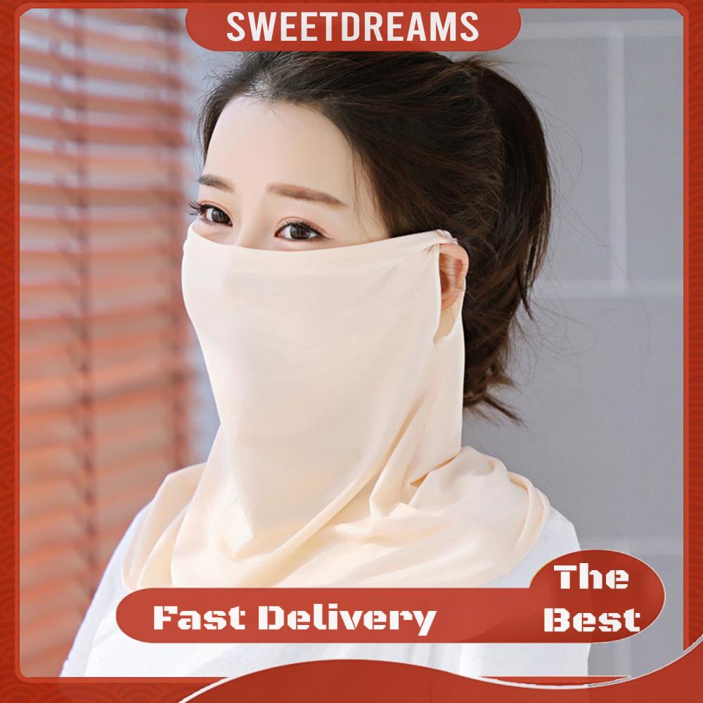 [Sweet] หน้ากาก ผ้าเรยอน แบบนิ่ม ระบายอากาศ ป้องกันรังสีอัลตราไวโอเลต สําหรับเล่นกอล์ฟกลางแจ้ง ใช้ได้ทั้งชาย และหญิง