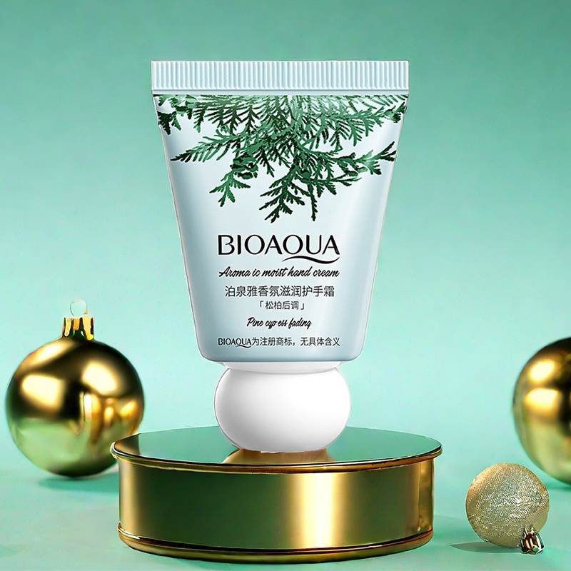 BIOAOUA แฮนด์ครีม ให้ความชุ่มชื้นและป้องกันการแตก สูตรธรรมชาติ หอมมาก เพิ่มความชุ่มชื้น ผิวมือเนียนนุ่มชุ่มชื้น