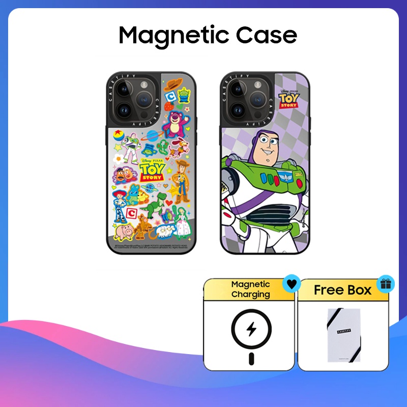Casetify เคสโทรศัพท์มือถือพลาสติก Pc แข็ง ลาย Toy Story Buzz Lightyear สําหรับ iPhone 11 12 13 14 15 Plus Pro Max