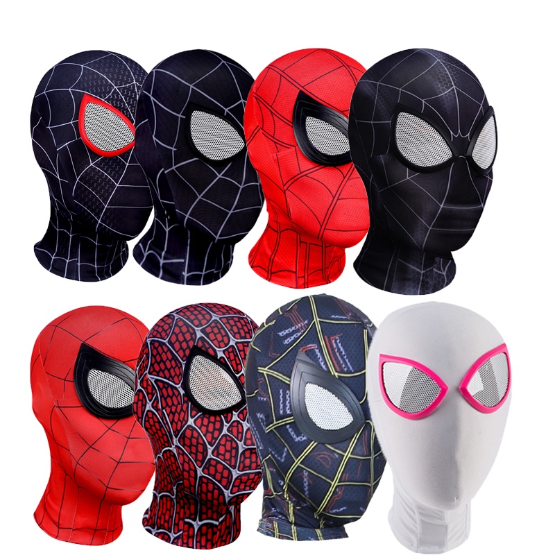 หน้ากากคอสเพลย์ หมวกกันน็อค Superhero Spider man Into Spider Verse Miles Morales สําหรับตกแต่งบ้าน